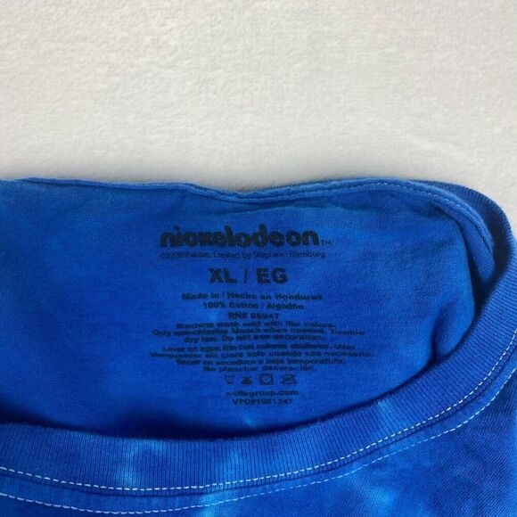 Nickelodeon SpongeBob SquarePants Crop Top Womens Extra Large Yellow Blue Casual - Picture 8 of 8